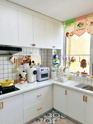 Wooden Furniture PVC Door Panel Economic Wood Wall Wholesale Kitchen Cabinet