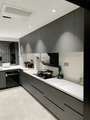 Residence Kitchen Wall Cabinet Full Sets Design Modern Customized With Seating