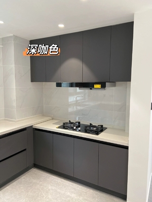 Residence Kitchen Wall Cabinet Full Sets Design Modern Customized With Seating