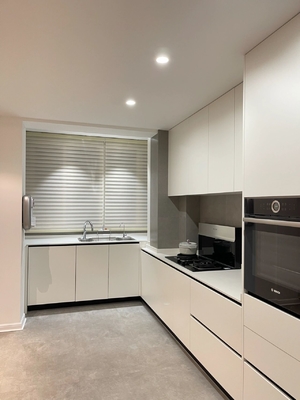 High End Melamine Kitchen Cabinet With Island Custom Cabinets