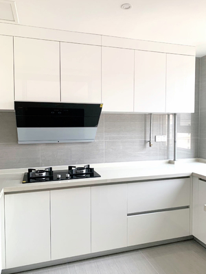 High End Melamine Kitchen Cabinet With Island Custom Cabinets