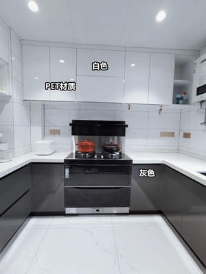 Home furniture Modern Kitchen Cabinet With Particle Board Carcase Material
