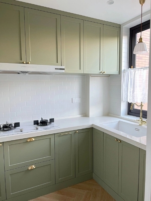 Laminate Kitchen Cabinet Sets With Clear Glass Door Panel Wall Cabinets