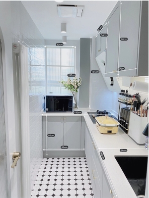 Laminate Kitchen Cabinet Sets With Clear Glass Door Panel Wall Cabinets