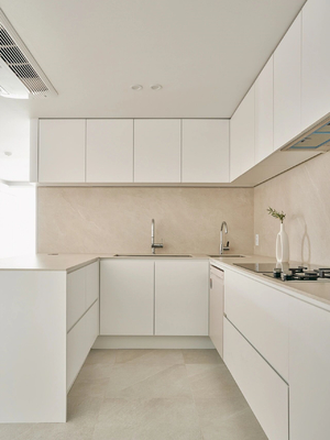 Laminate Kitchen Cabinet Sets With Clear Glass Door Panel Wall Cabinets