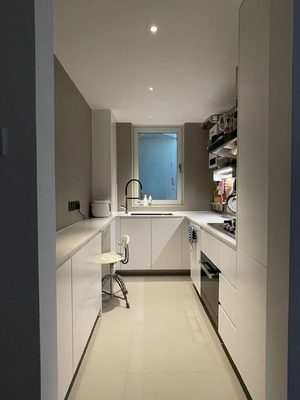 Atmospheric Multi-Color Texture Mix And Match Modern Kitchen Cabinets