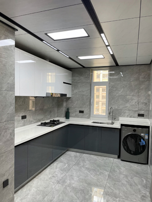 Atmospheric Multi-Color Texture Mix And Match Modern Kitchen Cabinets