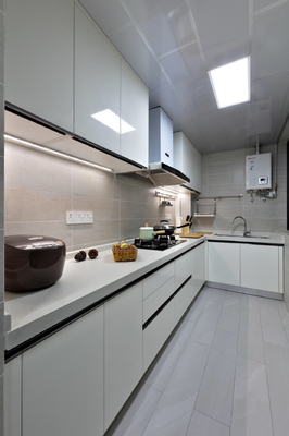 Modular Cabinets Melamine Marble Counptertop Furniture Kitchen Cabinets