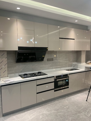 Laminate Kitchen Cabinets Full Set Home Furniture With Stainless Steel Sinks