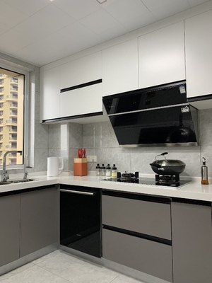 Laminate Kitchen Cabinets Full Set Home Furniture With Stainless Steel Sinks