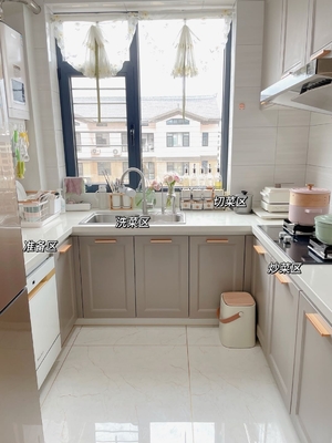 Laminate Kitchen Cabinets Full Set Home Furniture With Stainless Steel Sinks
