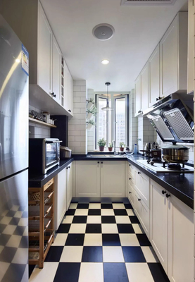 Custom Made Home Furniture Laminate Modern Style Kitchen Cabinets