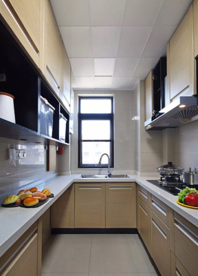 Custom Made Home Furniture Laminate Modern Style Kitchen Cabinets