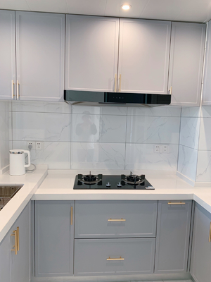 Chinese Furniture Modern Kitchen Melamine Wood Kitchen Cabinetry
