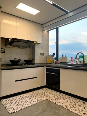 Modern Furniture European Style Laminate Kitchen Cabinets Chinese Furniture