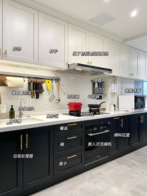 Standard Export Packing Customized Storage Kitchen Cabinet Design