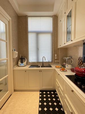 Linear Style Fixed George Standard Export Packing Customized Wooden Kitchen Cabinet