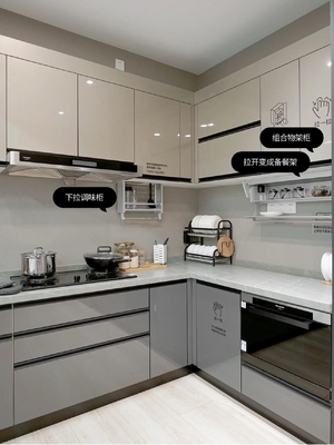 Kitchen Cabinet Design Artificial Stone Export Packing Wardrobe Cabinets