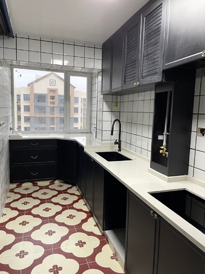 Home Furniture Kitchen Cabinets With  MDF Door Material