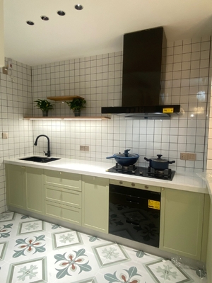 Home Furniture Kitchen Cabinets With  MDF Door Material