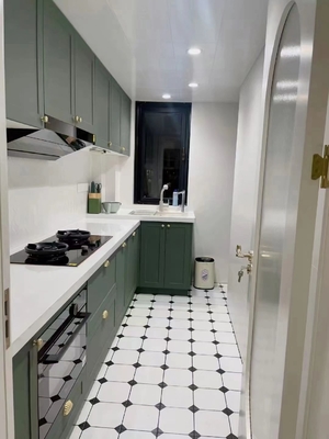 Laminated Modular Kitchen Cupboard Cabinet Set Home Furniture