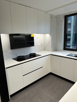Standard Customized Plywood Export Packing Kitchen Cabinets For Hotel