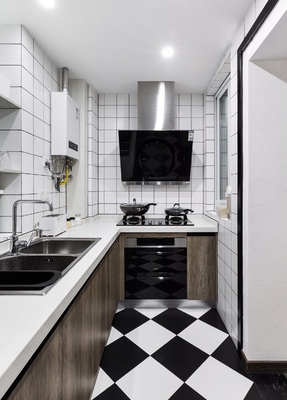 Waterproof Classic Lacquer Kitchen Cabinet With Bar Counter Or Apartment