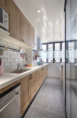 Modern Modular Lacquer Simple Design Shaker Customized Kitchen Cabinets