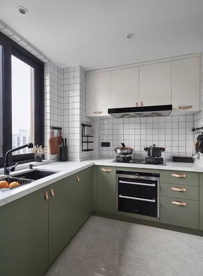 Modern Modular Lacquer Simple Design Shaker Customized Kitchen Cabinets