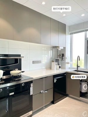 18mm MDF Shaker Style Kitchen Cabinets for Residence and Hotel