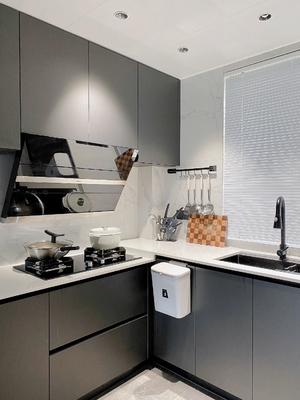 Custom Matte Finish Anti-Scratch Kitchen Cabinets