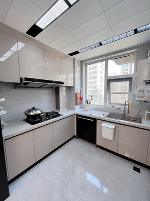 Custom Matte Finish Anti-Scratch Kitchen Cabinets