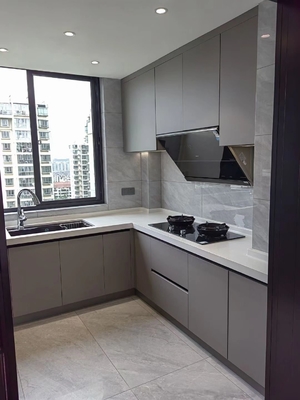 Melamine Finish Kitchen Cabinet with Particle Board Carcase