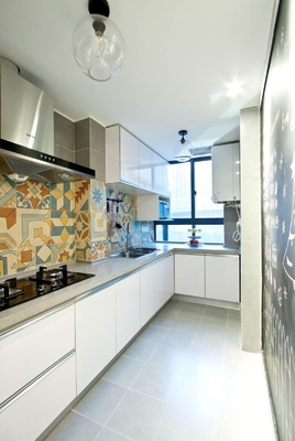 Custom Shaker Melamine Kitchen Cabinets Modular Modern Design