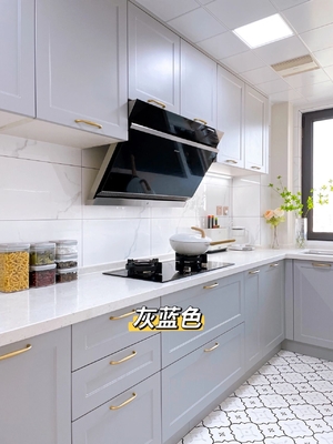 Custom Shaker Melamine Kitchen Cabinets Modular Modern Design