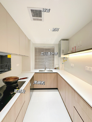China Factory Kitchen Cabinets with Glossy Finish and Configurable Layouts
