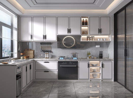 Custom Apartment Kitchen Cabinets Modern Cupboard For Apartment