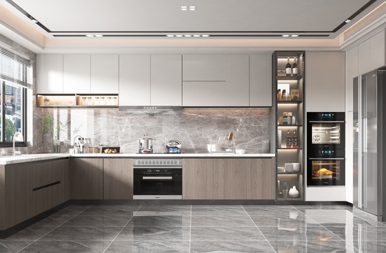 Wood Kitchen Cabinets Modern Cupboard Cabinet Custom Cabinetry Manufacturing