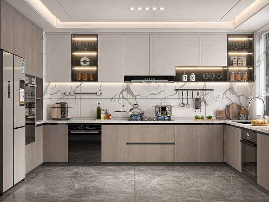 Custom Manufacturers Apartment Kitchen Cabinets Kitchenette Cupboard Hotel