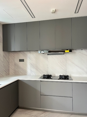 Custom American Style Kitchen Cabinet with Island Plywood