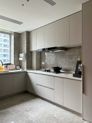Custom Moisture Proof Kitchen Cabinets with Modular Design