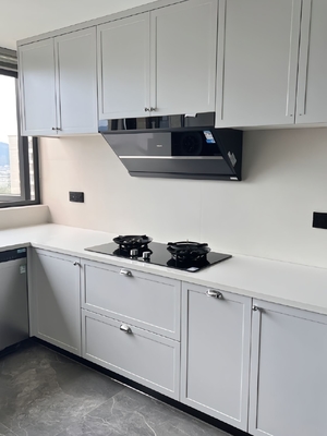 White Oak Kitchen Island Cabinet with Customizable Color