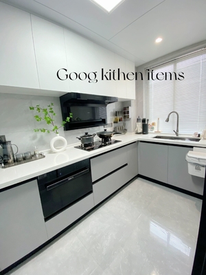 Custom Modern Kitchen Cabinets with Island Free Design