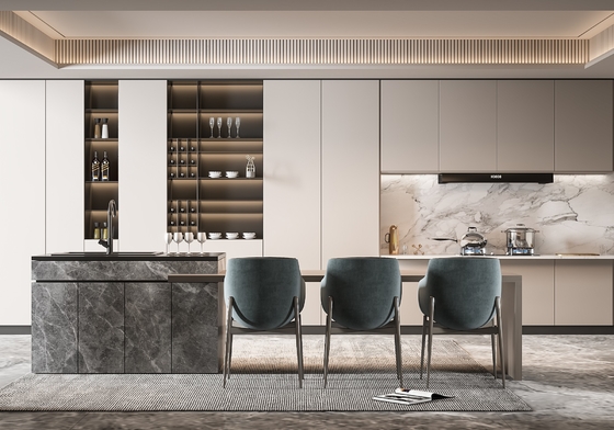 Modern MDF Kitchen Cabinet Door Panel for Hotels and Apartments