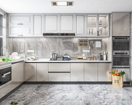 Modern MDF Kitchen Cabinet Door Panel for Hotels and Apartments
