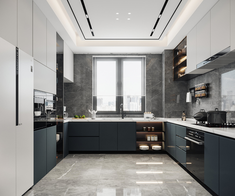 Modern MDF Kitchen Cabinet Door Panel for Hotels and Apartments