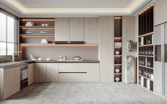 Modern Kitchen Cabinet with MDF Carcase and Blum Hardware