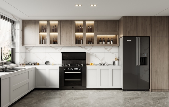 Modular Mini Kitchenette Cabinet with Counter Bar