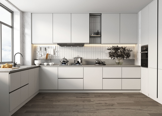 Modern Kitchen Cabinet Custom Wooden Modular Design