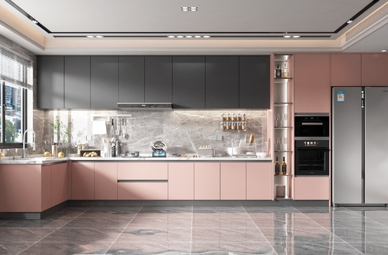 Custom Wooden Kitchen Cabinet Modular Design MDF Plywood
